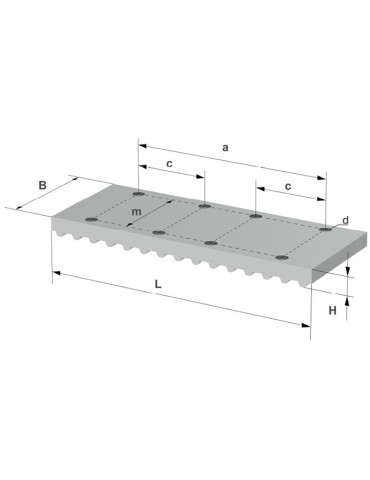 Plaque de jonction 50 X 120-T5-AP